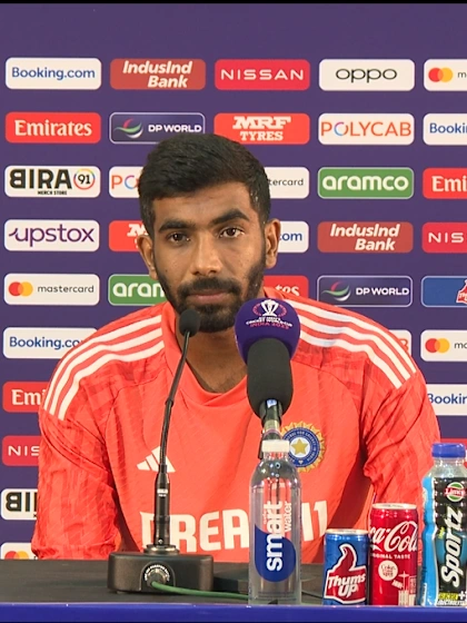 11 October - Delhi - India player Jasprit Bumrah post-match press conference
