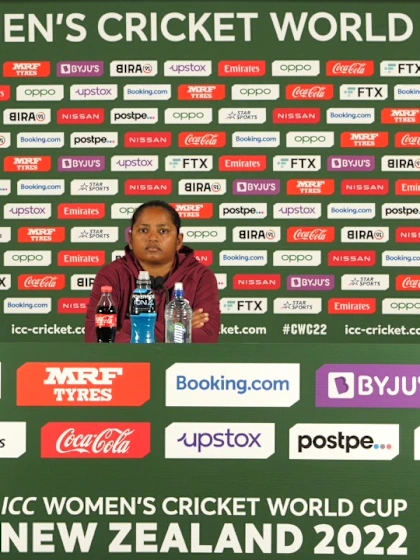 23 March - Wellington - West Indies player Anisa Mohammed pre-match press conference