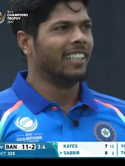 #CT17 Warm-up: Umesh Yadav 3-16