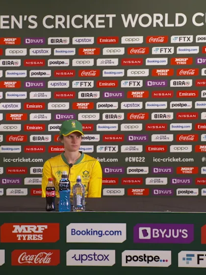 11 March - Tauranga - South Africa player Laura Wolvaardt post-match press conference