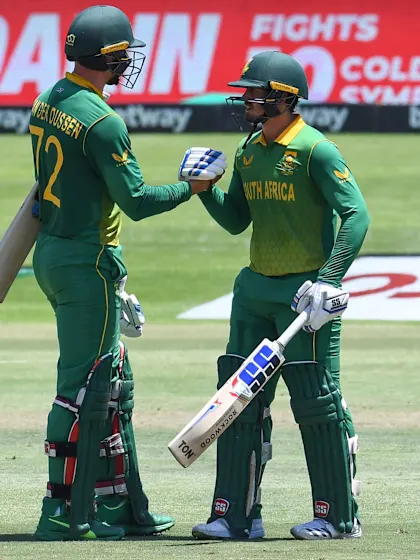 De Kock, van der Dussen gain big in MRF Tyres ICC Men's ODI Player Rankings