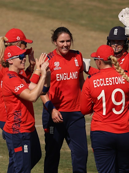 Logo of Sciver-Brunt sends back Horley | WT20WC 2024