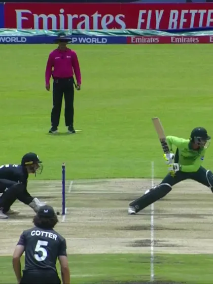 Sameer Ahmed Minhas with a Four vs. New Zealand