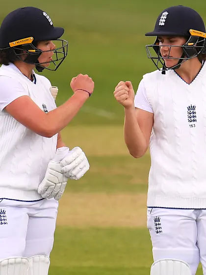 Record partnership turns Test in England's favour
