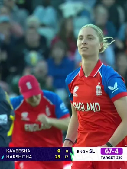 Harshitha Samarawickrama - Wicket - England vs Sri Lanka