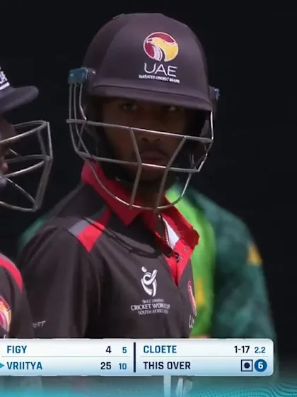 ICC U19 CWC: SA v UAE – Aravind goes big in tall chase