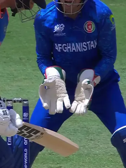 Logo of Shivam Dube - Wicket - Afghanistan vs India