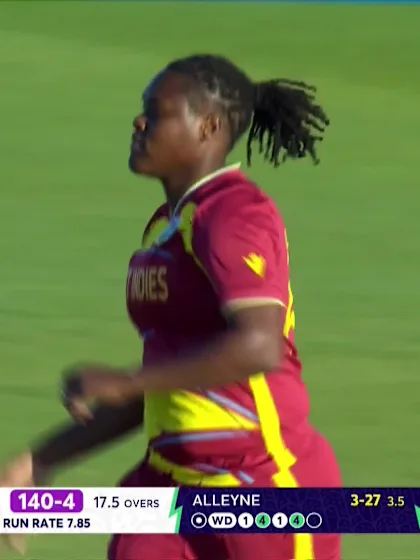 Brooke Halliday - Wicket - West Indies vs New Zealand