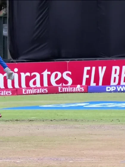 Zawad Abrar with a Four vs. India