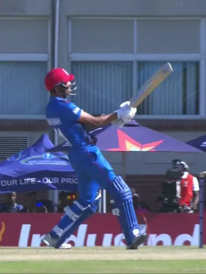 Noman Shah with a Six vs. Pakistan