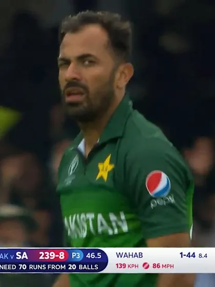CWC19: Pak v SA - Wahab Riaz took 3/46, highlights