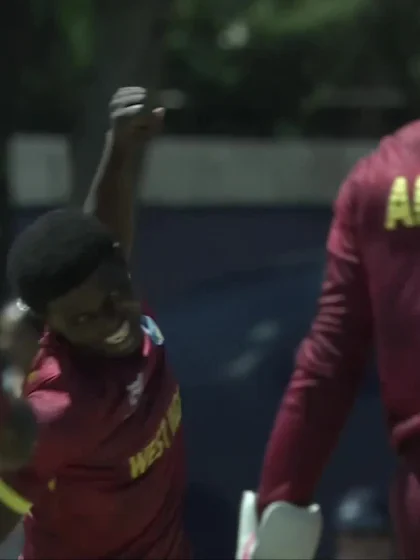 Khalid Ahmadzai - Wicket - West Indies vs Afghanistan