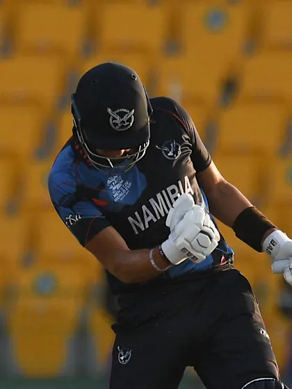 The moment Namibia won their first match at a World Cup