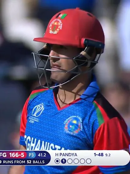 Logo of CWC19: IND v AFG - Najibullah falls to Pandya