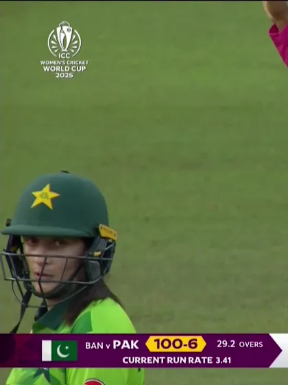 Fatima Sana - Wicket - Bangladesh Women vs Pakistan Women