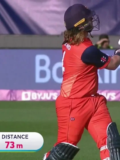 Logo of SIX: Max O'Dowd sends a 73m shot into the stands | T20WC 2022