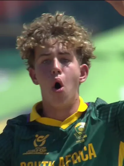 Viran Chamuditha with a Four vs. South Africa