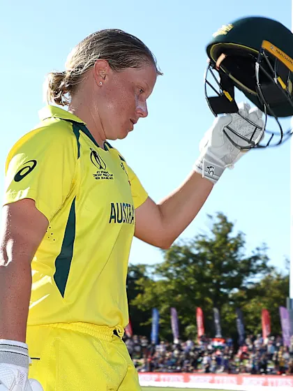 Healy re-writes record books with massive CWC22 century