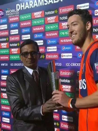 Player of the Match – Paul van Meekeren  – NET v IRE