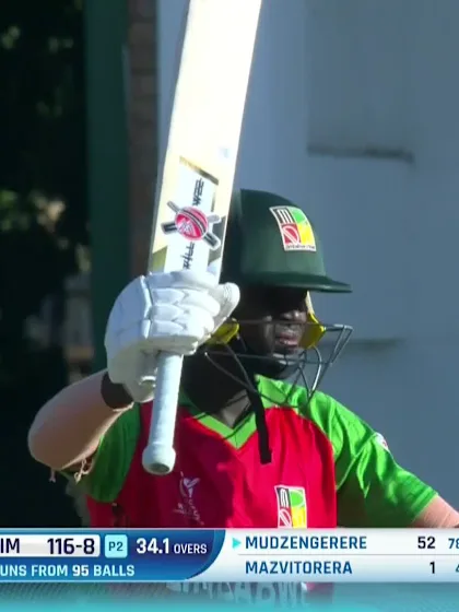 S Mudzengerere with a Four vs. Bangladesh