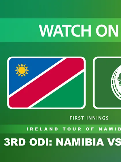 3rd ODI: Namibia vs Ireland (1st Innings)