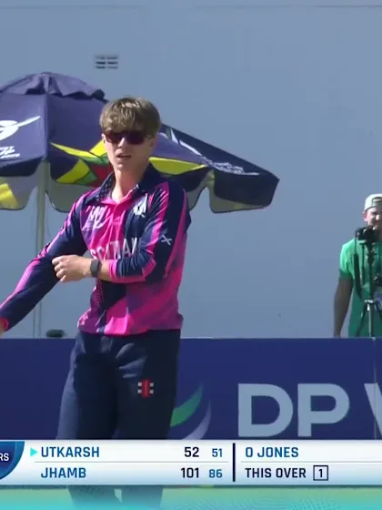 Utkarsh Srivastava - Wicket - USA vs Scotland