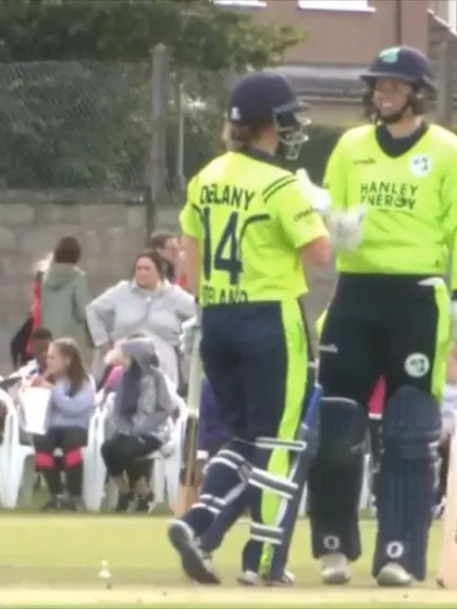 ICC T20WC Qualifier: BAN v IRE - Richardson hits a six over fine leg