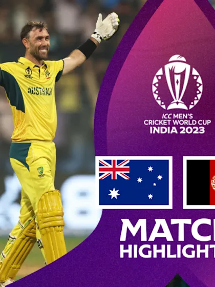 Maxwell overcomes pain to script memorable win | Match Highlights | CWC23