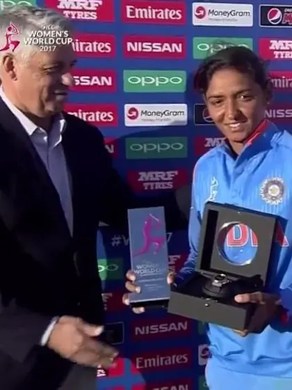 SF2 - AUS vs IND - Player Of The Match - Harmanpreet Kaur