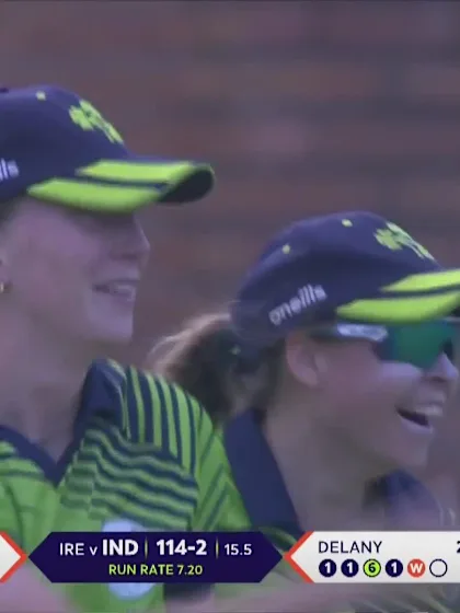 Logo of Harmanpreet Kaur - Wicket - India vs Ireland