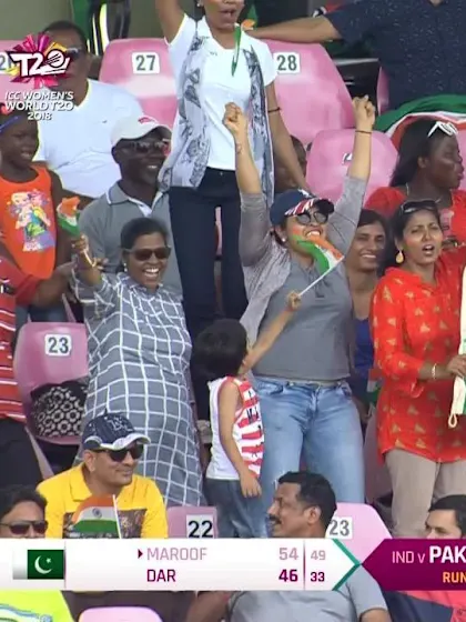 IND v PAK: Maroof caught by Veda