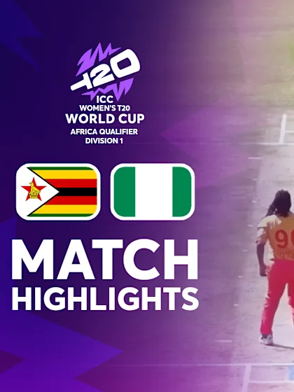 Zimbabwe v Nigeria | Match Highlights | ICC Women's T20WC Africa Qualifier Division 1