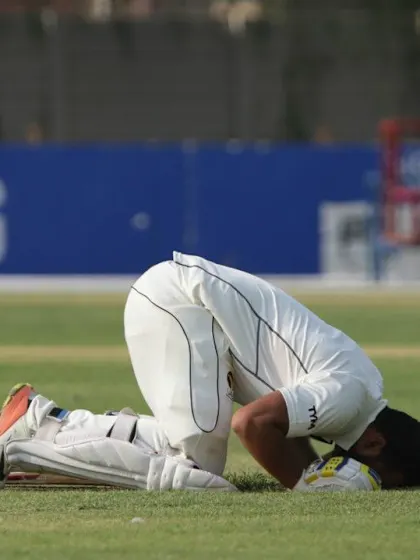 Mufti's maiden first-class ton props up UAE