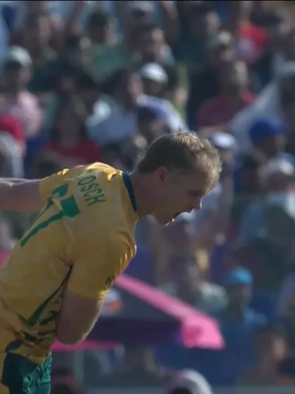 Tony Munyonga - Wicket - Zimbabwe vs South Africa