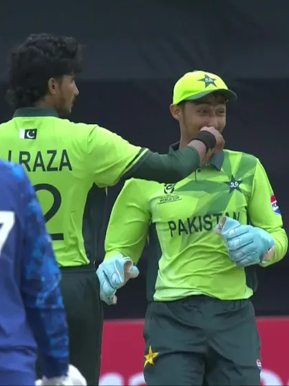 Caleb Falconer with a Batting vs. Pakistan
