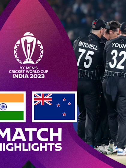 India overcome New Zealand fight in Dharamsala | Match Highlights | CWC23