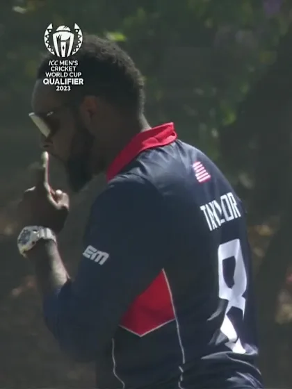 Logo of Nicholas Pooran - Wicket - West Indies vs USA