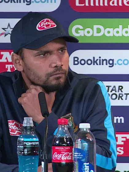 1 July - Birmingham - Bangladesh Captain Mashrafe Mortaza pre-match press conference