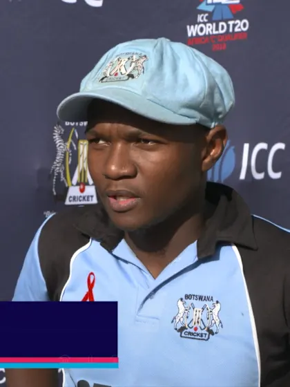 Interview with Botswana captain Karabo Motlanka after their win against Swaziland