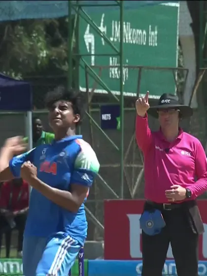 Nathaniel Hlabangana - Wicket - Zimbabwe vs India