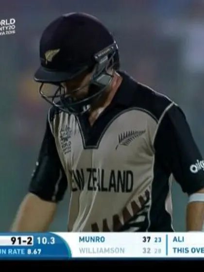 Kane Williamson Wicket Fall NZ V ENG Video ICC WT20 2016