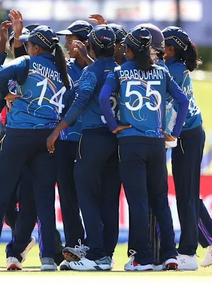 Logo of WT20WC: SL v Ban - A second wicket in the over for Achini Kulasooriya