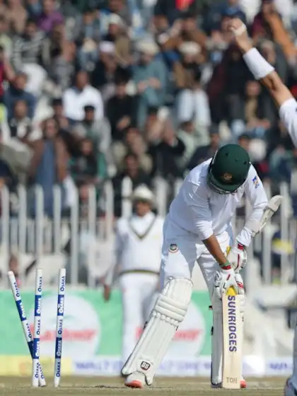 Naseem Shah hat-trick puts Pakistan in control of Rawalpindi Test