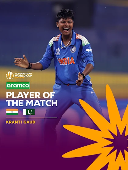 Kranti Gaud's sizzling spell helps India to a win | Aramco POTM Highlights | CWC25