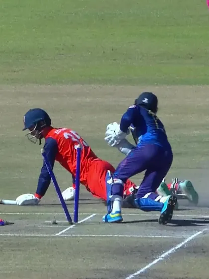 Logo of Scott Edwards - Wicket - Sri Lanka vs Netherlands