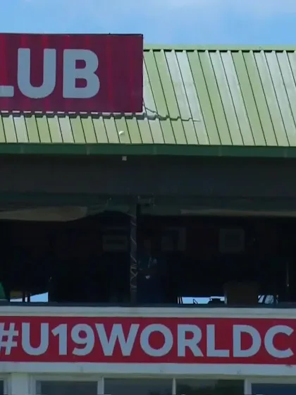 Ayush Mhatre with a Six vs. Afghanistan