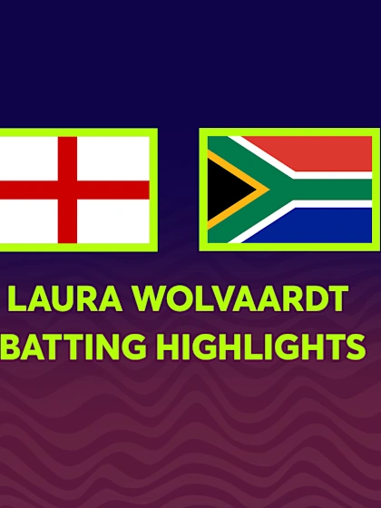 Logo of Wolvaardt hits fantastic fifty for South Africa against England | Women's T20WC 2023