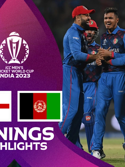 Afghanistan spinners rise to occasion to seal win over England | Innings Highlights | CWC23