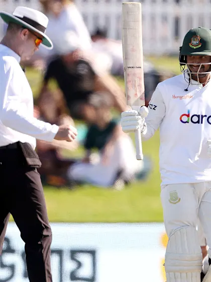 Bangladesh hit back with bat and ball at the Bay Oval