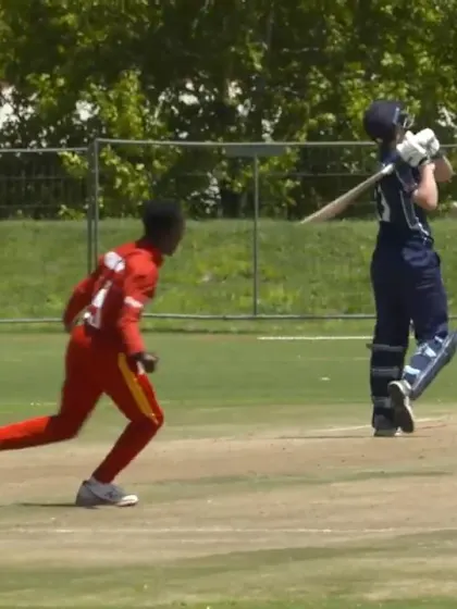  ICC U19 CWC: ZIM v SCO – Nyangani claims two as Scotland's tail crumbles